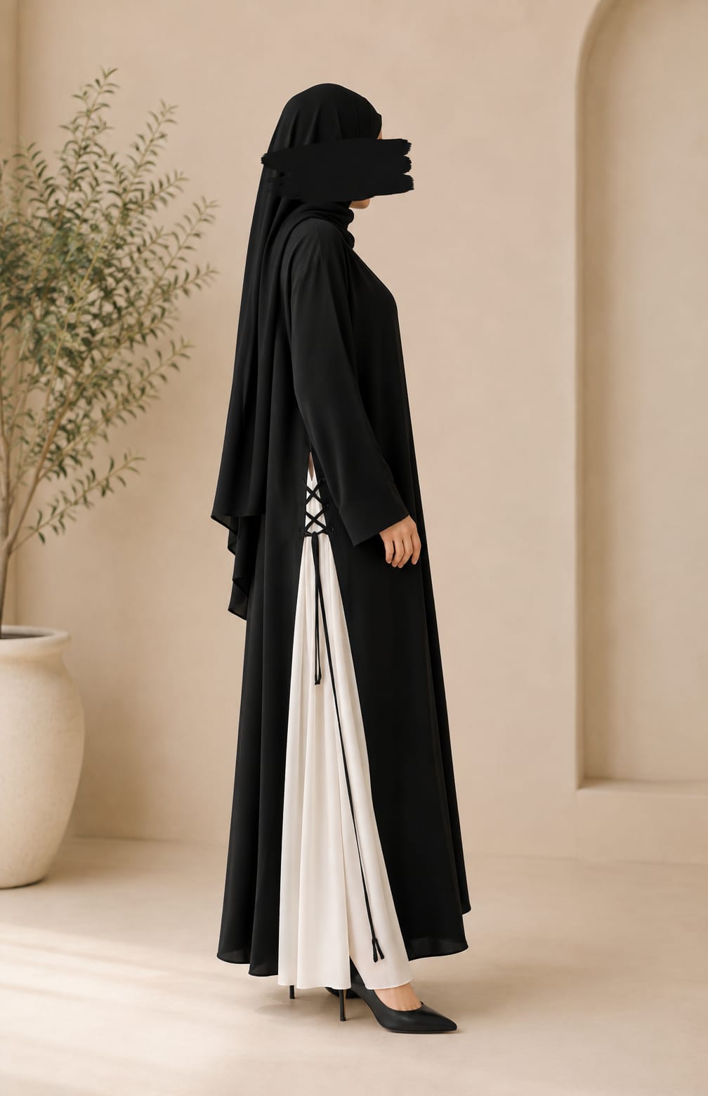 Noor Side Tie Abaya