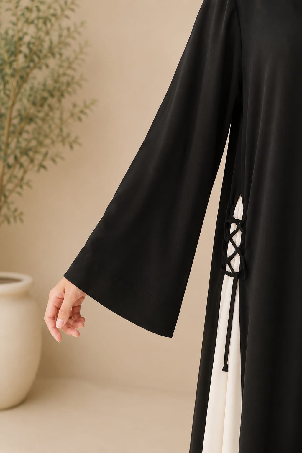 Noor Side Tie Abaya